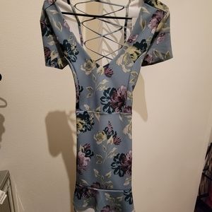 Beyonca Lace Up Back Dress